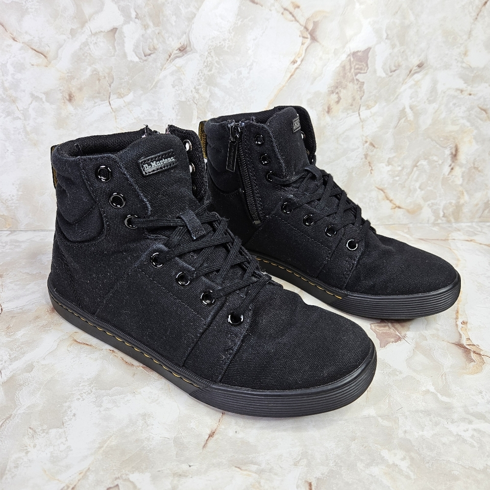 Dr Martens Rozarya Canvas Boots Size 6